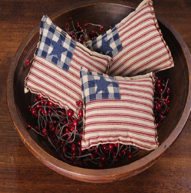 Flag Fill set of 3 Multi Home Accents FL011018 - The Fox Decor